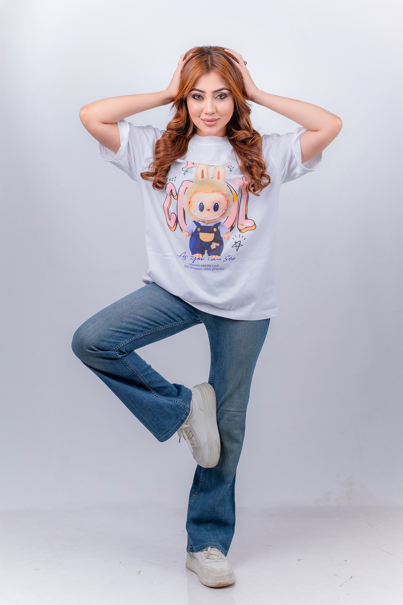 Velis Labubu Oversized T-Shirt – Casual Wear